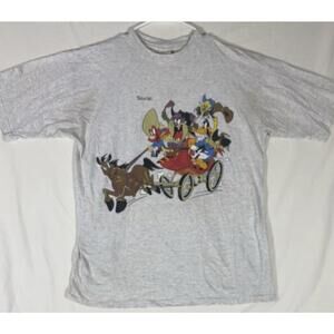 Vintage Texas Looney Tunes Gang T shirt White Sherry's Best Label Destination 👀